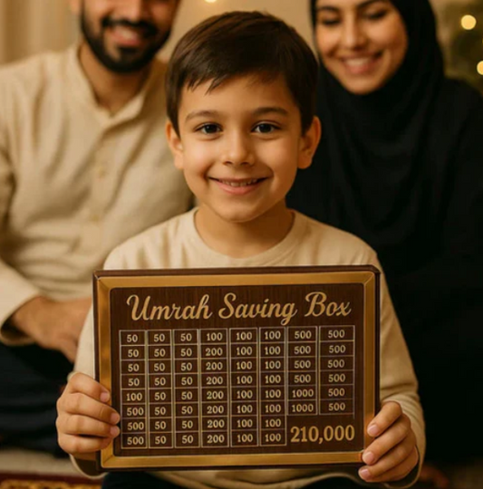 Umrah Saving Box Save- 210,000 For Umrah