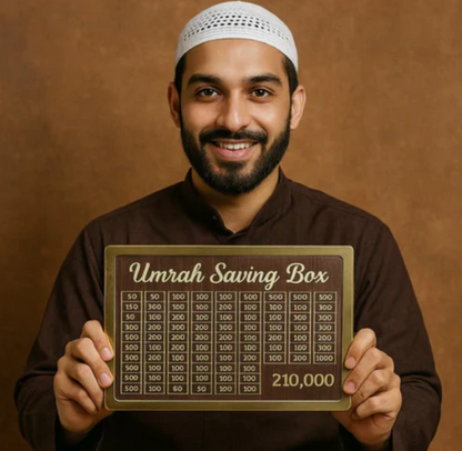Umrah Saving Box Save- 210,000 For Umrah